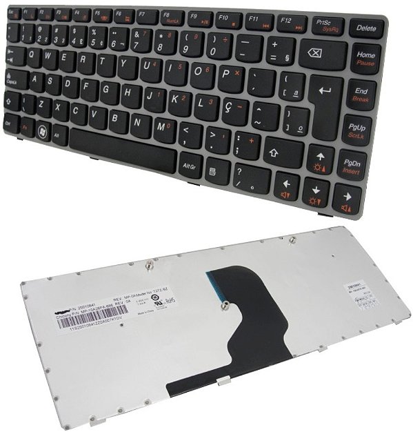 Teclado compatível com Lenovo Ideapad Z460 Z450 Z460a 25010878