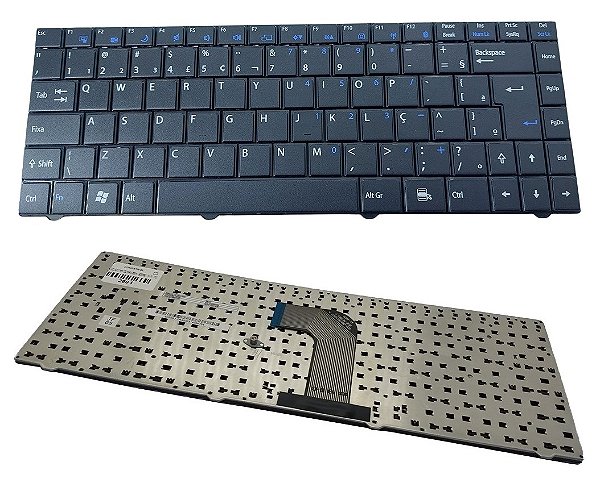 Teclado Compatível Positivo Premium N8110 Mp-09p83us-3602 Preto Br (SKU: T2495)