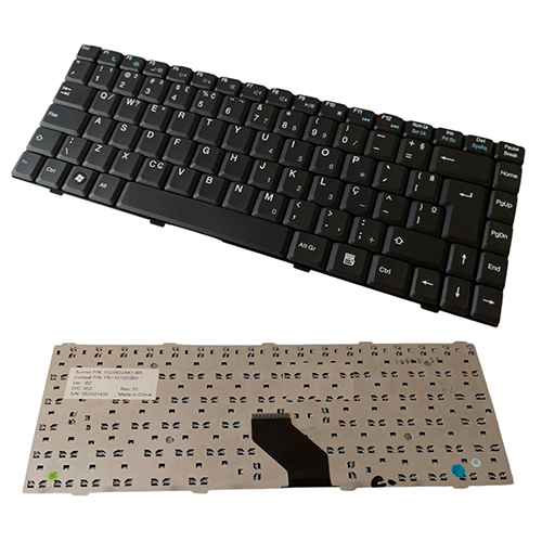 Teclado compatível com Dell Inspiron 1428 Pk1301s03b0 Pk1301s01b0 Sn5071 Br