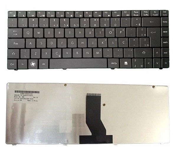 Teclado Para Itautec Infoway W7540 W7430 W7435 Sw9 Preto Br (SKU: T2493)