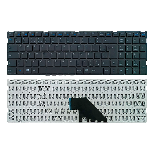 Teclado Compatível Notebook Vaio Fe15 Vjfe53f11x Preto Br