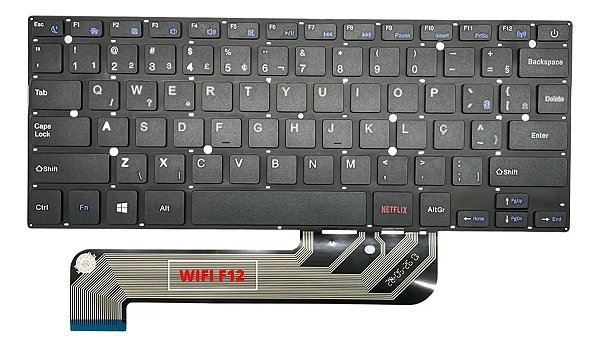 Teclado Compativel Com Compaq Presario Cq25 Preto Br Abnt2 (SKU: T2708)