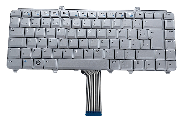 Teclado Compatível Dell Inspiron 1545 1520 1525 Prata Br Ç