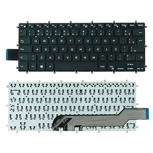 Teclado 0x02kx para Dell Inspiron I15-7572-m30s Pk131q14b44 Br Ç