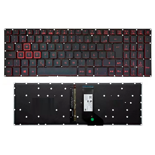 Teclado Compatível Com Acer Nitro 5 An515-51-596d (SKU: T2717)