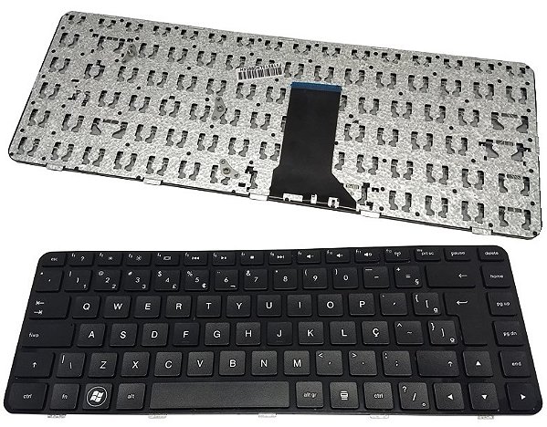 Teclado para notebook HP Dv5 2040 2050 2060 2080 2112 597911-201 Dm4 Abnt2 Br (SKU: T2479)