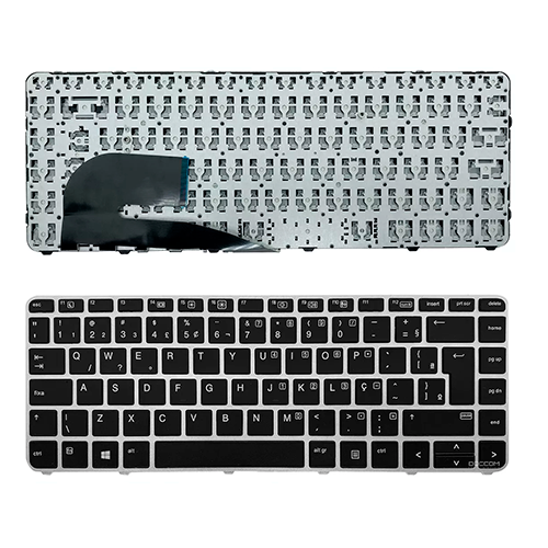 Teclado Compatível Hp Elitebook 740 745 840 848 G3 Abnt Br (SKU: T2702)