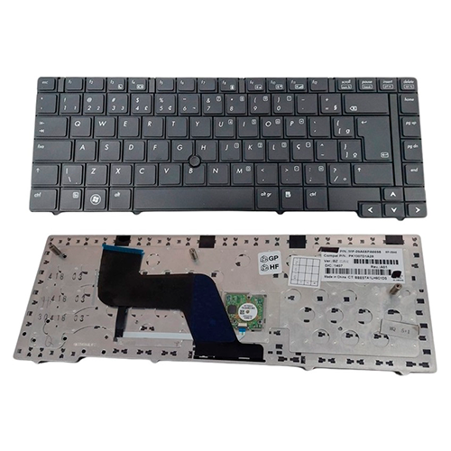 Teclado para Hp Elitebook 8440p 8440w 594052-201 Com Trackpoint