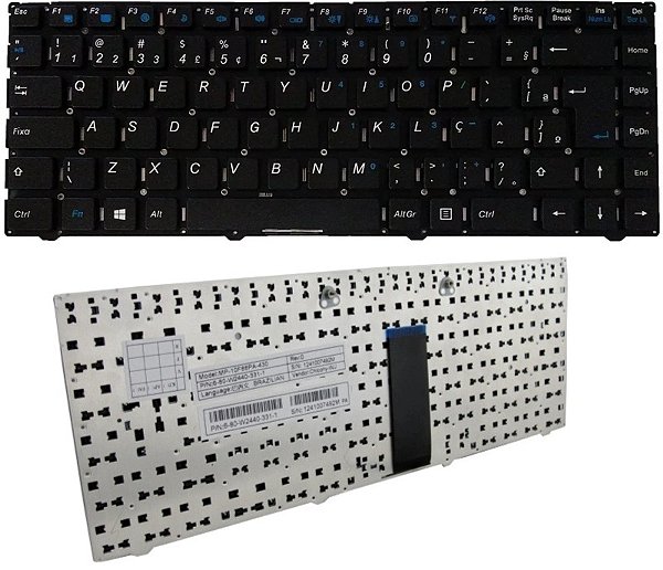 Teclado Para Notebook Itautec Infoway A7520 W7535 W7545 (SKU: T2560)