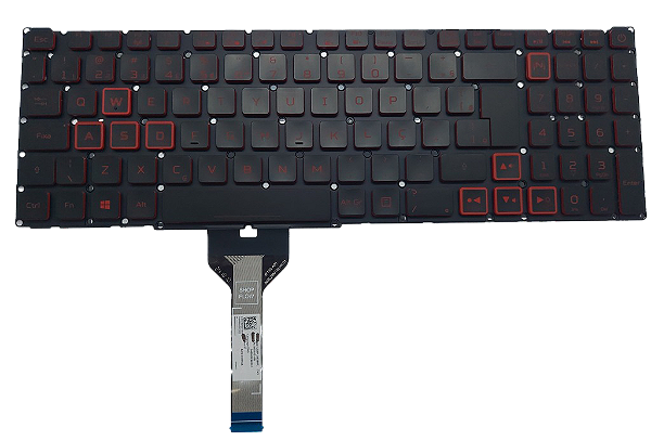 Teclado Para Notebook Acer Nitro 5 An515-56 Abnt2 (SKU: T3013)