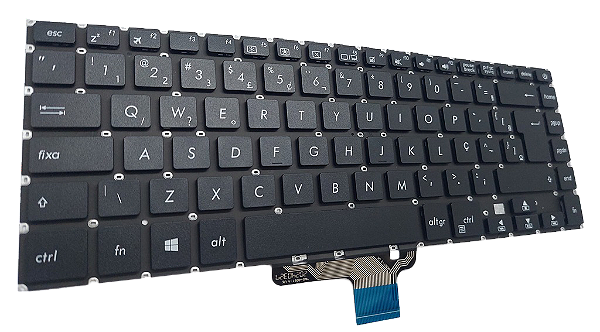 Teclado Compatível Notebook Vivobook Asus X510u X510ur (SKU: T3015)