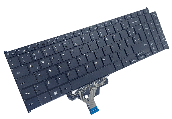 TECLADO PARA NOTEBOOK SAMSUNG GALAXY BOOK2 NP550XED - PRETO BR (SKU: T4541)