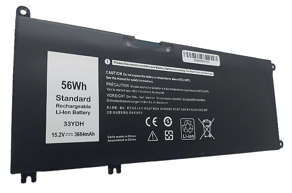 Bateria para notebook DELL G3 3579 17 7778 33YDH - 15.2V 56Wh 3684mAh - DL33YDH (SKU: 4014)