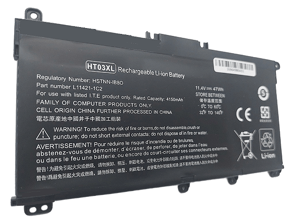 Bateria para notebook HP Pavilion 250 G7 HT03XL - 11.4V 47Wh - HPNT03LH (SKU: 4018)