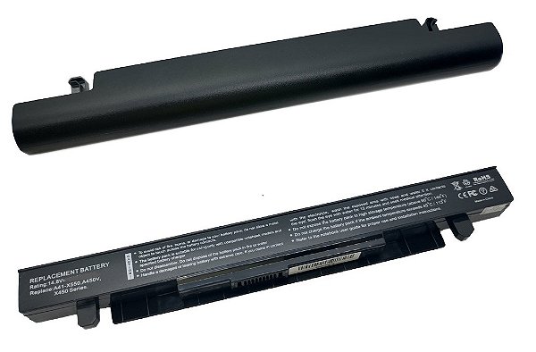 Bateria para notebook ASUS - A41-X550 - A450 X450 X550 14.4V 2200mAh A41-X550 ASX550L7 (SKU: 3032)
