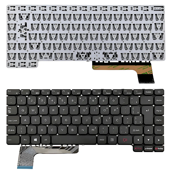 TECLADO PARA NOTEBOOK POSITIVO MOTION Q464C Q4128C PRETO BR