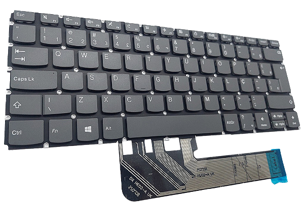 TECLADO PARA NOTEBOOK LENOVO IDEAPAD C340-14 14api - CINZA - BR