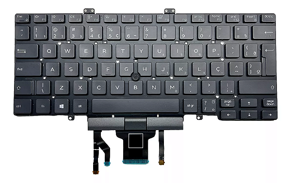 TECLADO PARA NOTEBOOK DELL LATITUDE 5401 P98G 5410 - PRETO BR RETROILUMINADO
