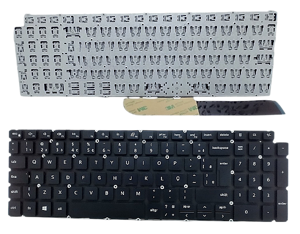 TECLADO PARA NOTEBOOK DELL INSPIRON 15-5501 P85F - 5584 PRETO BR