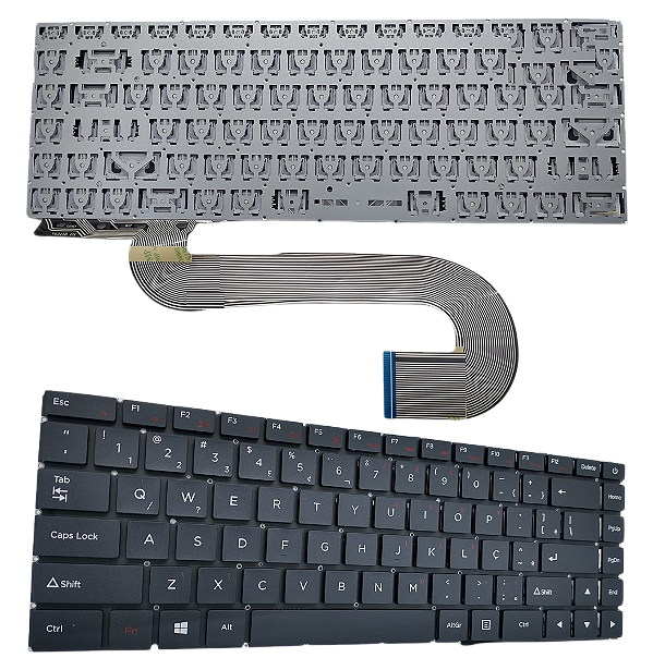 TECLADO PARA NOTEBOOK POSITIVO MASTER N1240 - PRESARIO 420 PRETO BR