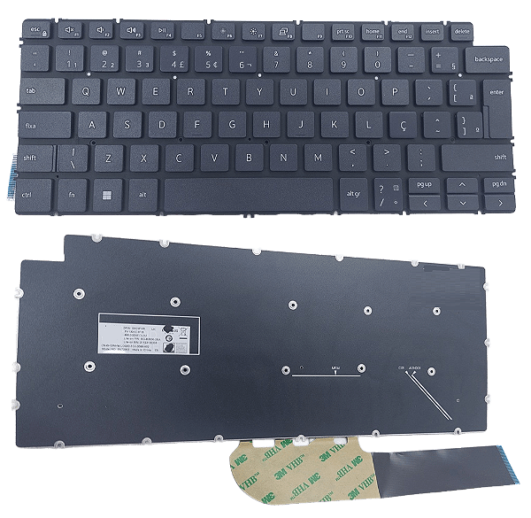 TECLADO PARA NOTEBOOK DELL INSPIRON 13-7390 P113G 2-IN-1- PRETO BR