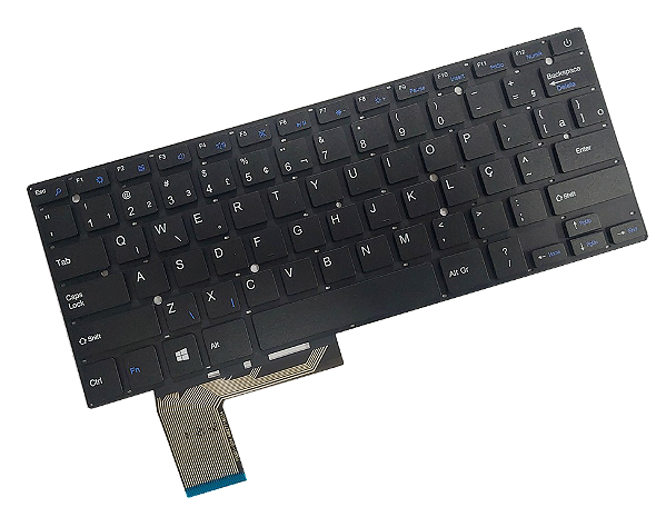 TECLADO PARA NOTEBOOK MULTILASER PC121 PC122 - PRETO BR