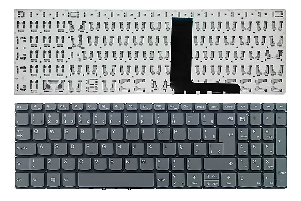 TECLADO PARA NOTEBOOK LENOVO 3-15ADA05 81W1 - CINZA BR