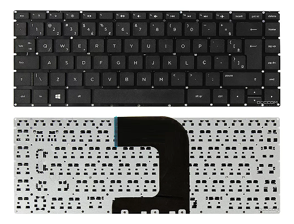 TECLADO PARA NOTEBOOK HP 14-AC TPN-L119 240 G4 - PRETO BR