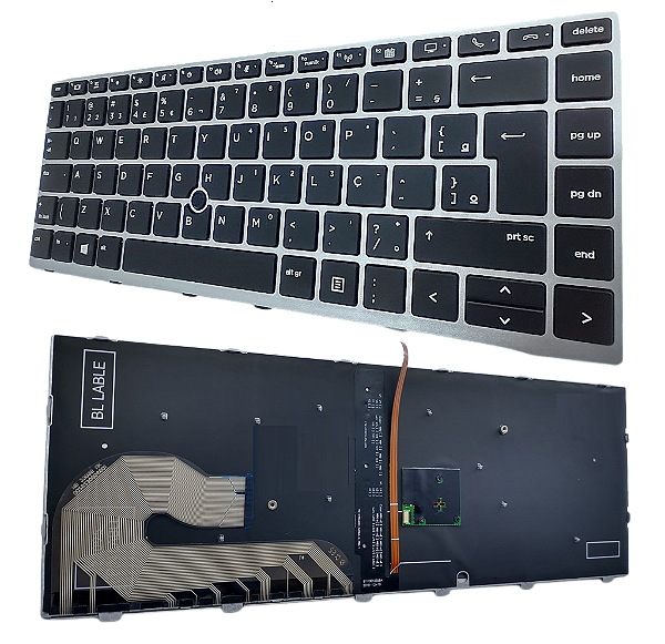 TECLADO PARA NOTEBOOK HP ELITEBOOK 745 G5 840 G6 PRETO BR