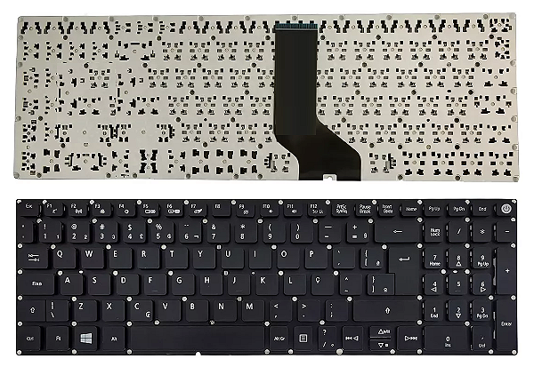 TECLADO PARA NOTEBOOK ACER ASPIRE 3 A315-33 - WI-FI F2 - PRETO BR