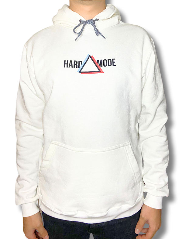 Moletom Canguru Hard Mode Pyramid Off White