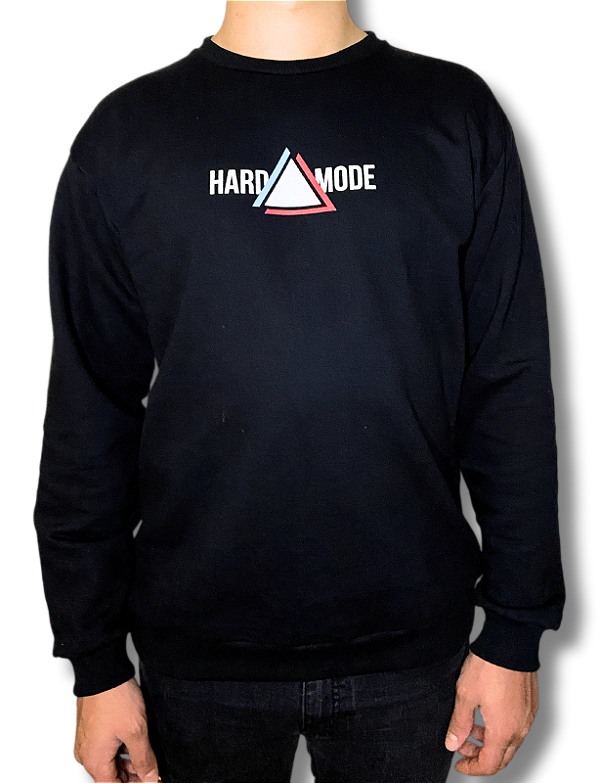 Moletom Careca Hard Mode Pyramid Preto