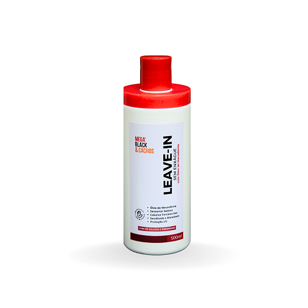 Leave-in  500ml  Mega Black & Cachos