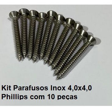 10x Parafusos Inox 4,2x38 PH Belenus