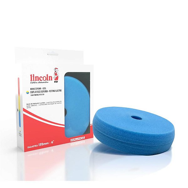 Boina de Espuma Azul Dupla Face Lustro 6¨ - Lincoln