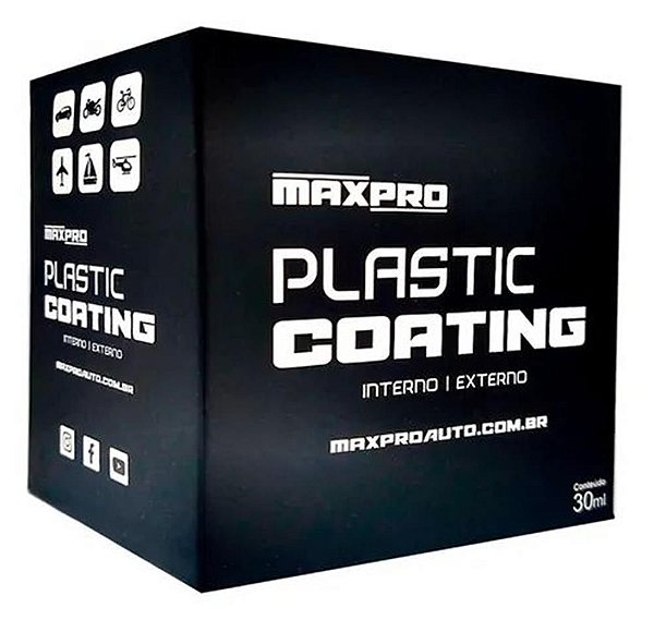 Plastic Coating Vitrificador para Plásticos 30ml MaxPro
