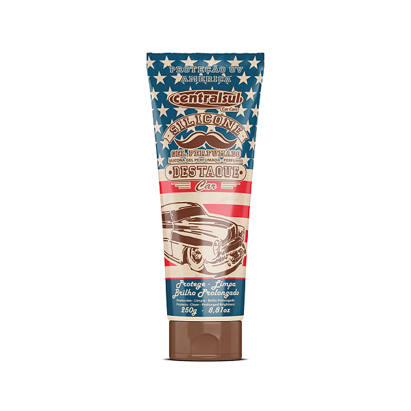 Bisnaga Silicone Gel America 250g - CENTRALSUL