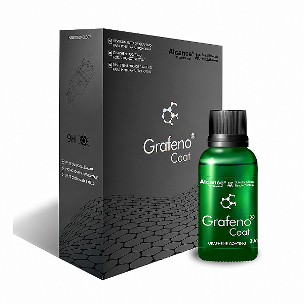 Grafeno Coat Vitrificador de Pintura 9H 30ml - Alcance