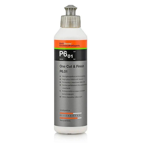 Composto Polidor KochChemie One Cut Finish P 06.01 Corte e Alto Brilho 250 ml