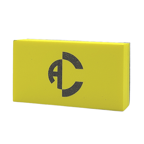 Taco Aplicador de Coating C/ Espuma Amarelo 9x5cm Auto Crazy