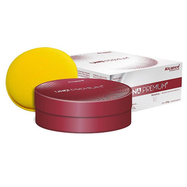 Cera Pasta Una Synthetic Wax 200g Alcance (Até 6 Meses Durabilidade - Rendimento 40 Carros)