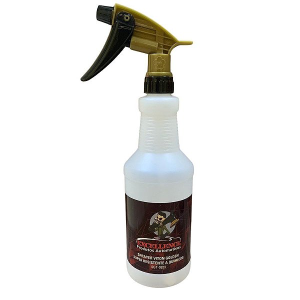 Borrifador Sprayer Viton Golden 800ml Resistente a Quimicos Excellence