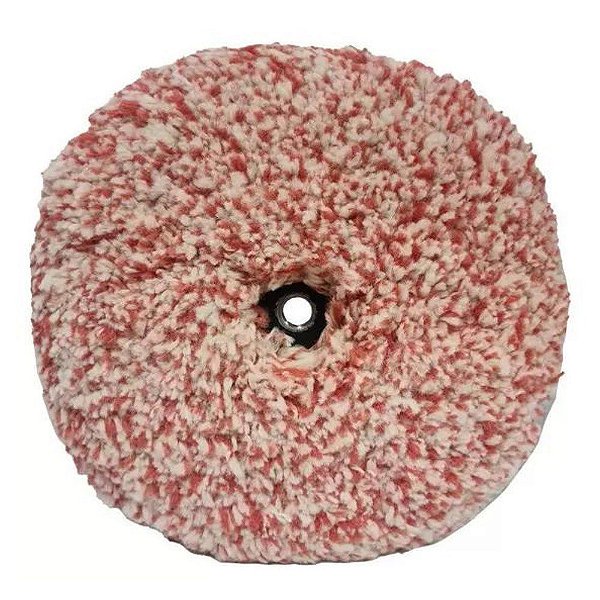Boina de Corte Pesado Lã Dupla Face Branca/Vermelha 8" - EXC