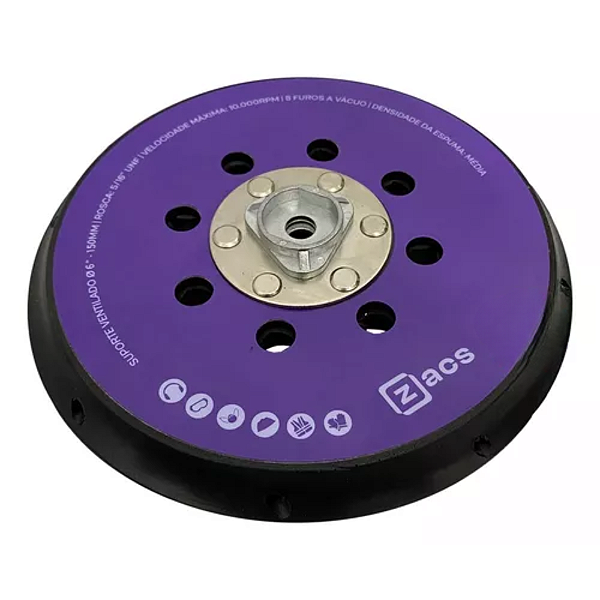 Suporte Ventilado Para Roto Orbital 6" Zacs