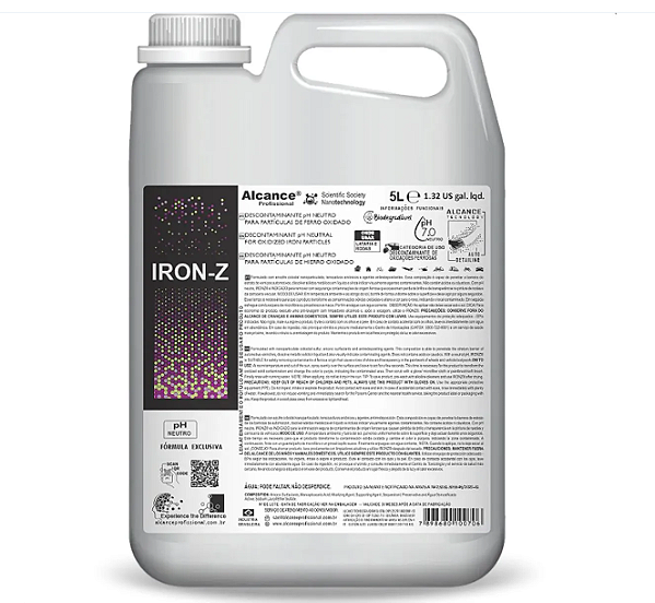 IRON-Z Descontaminante Ferroso 5L Alcance