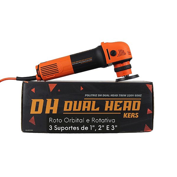Mini Politriz Roativa e Orbital DH "Dual Head" 780W 220V 60HZ - KERS