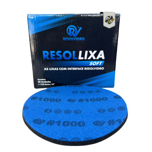 RESOLLIXA SOFT RESOLVIDRO 6 " #1000