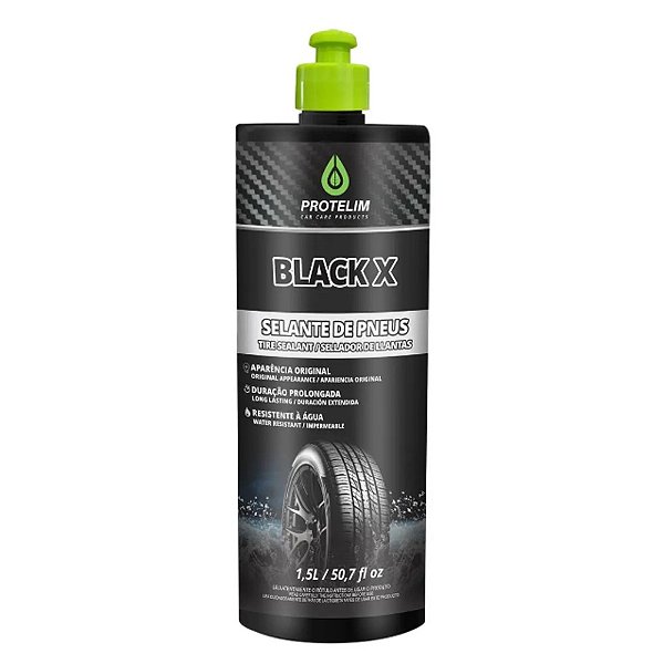 Pretinho Para Pneu Aspecto Original Black X 1,5kg Protelim