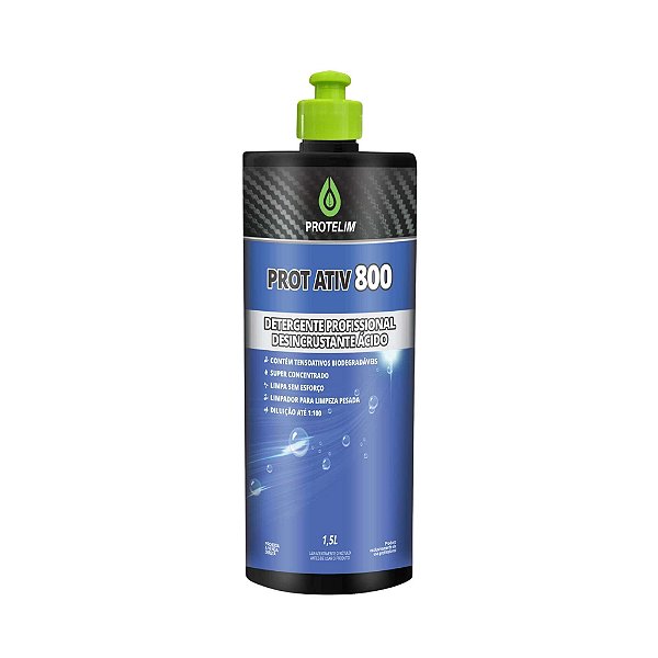 Prot Ativ 800 - Detergente Desincrustante Acido 1:80 1,5L - PROTELIM