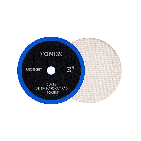 Boina Voxer Branca Jeans Corte 3" - VONIXX